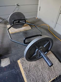 Hex Trap bar with weights
