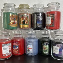 9 Yankee Candles