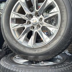 WHEELS OEM 20” CHEVY STOCK
