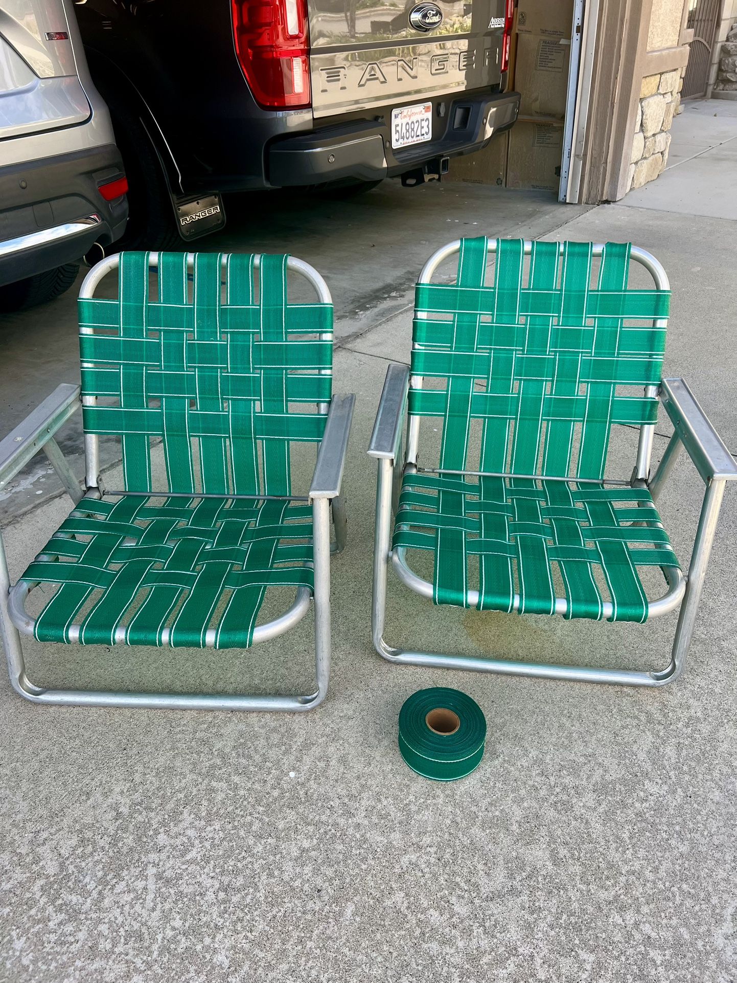 Vintage Folding Lawn-Pool Chairs