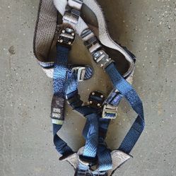 Personal Fall Protection Harness And Lanyard