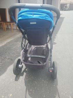 Baby stroller.