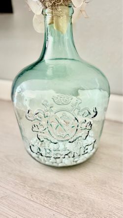 Sea Glass Wine Jug