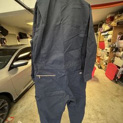 New dickies overalls blue size xl