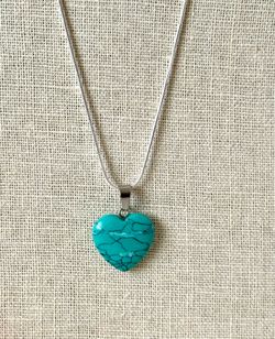 Turquoise Heart Necklace