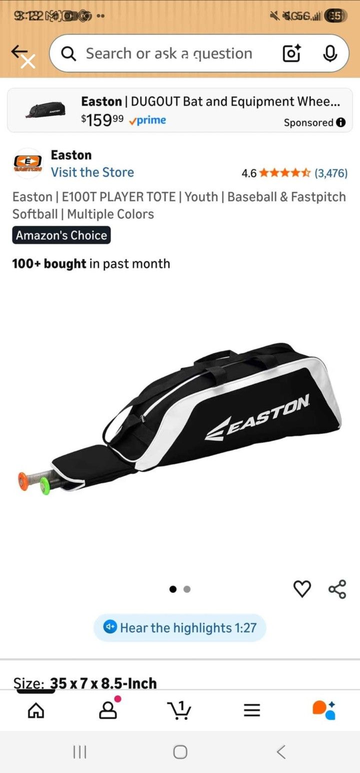 Easton Bat Bag