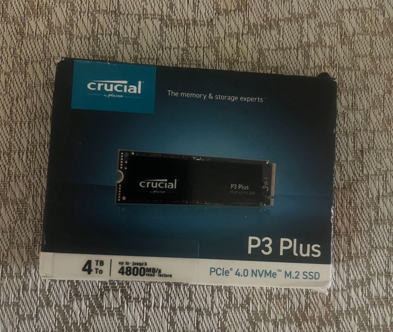 New Crucial P3 plus 4tb NVMe