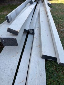 White Prime Wood Lumber Boards – Lot