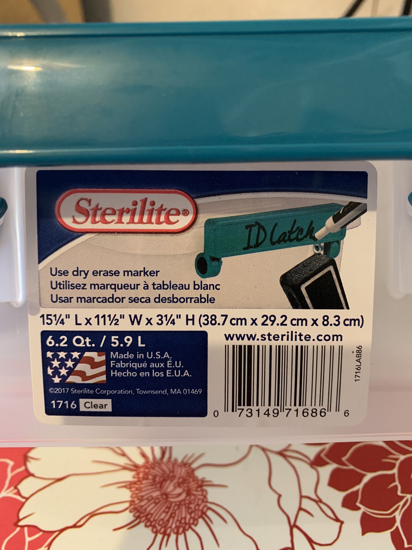 Sterilite Storage Container