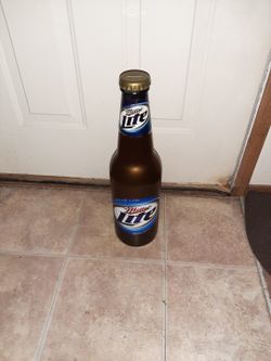 Miller lite bottle coin dispenser/ Piggy Bank!