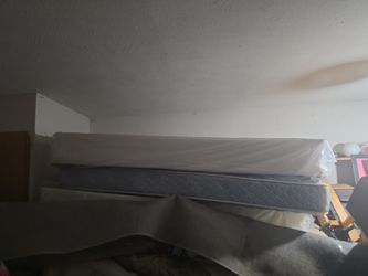 Twin mattresses box spring and bed frame
