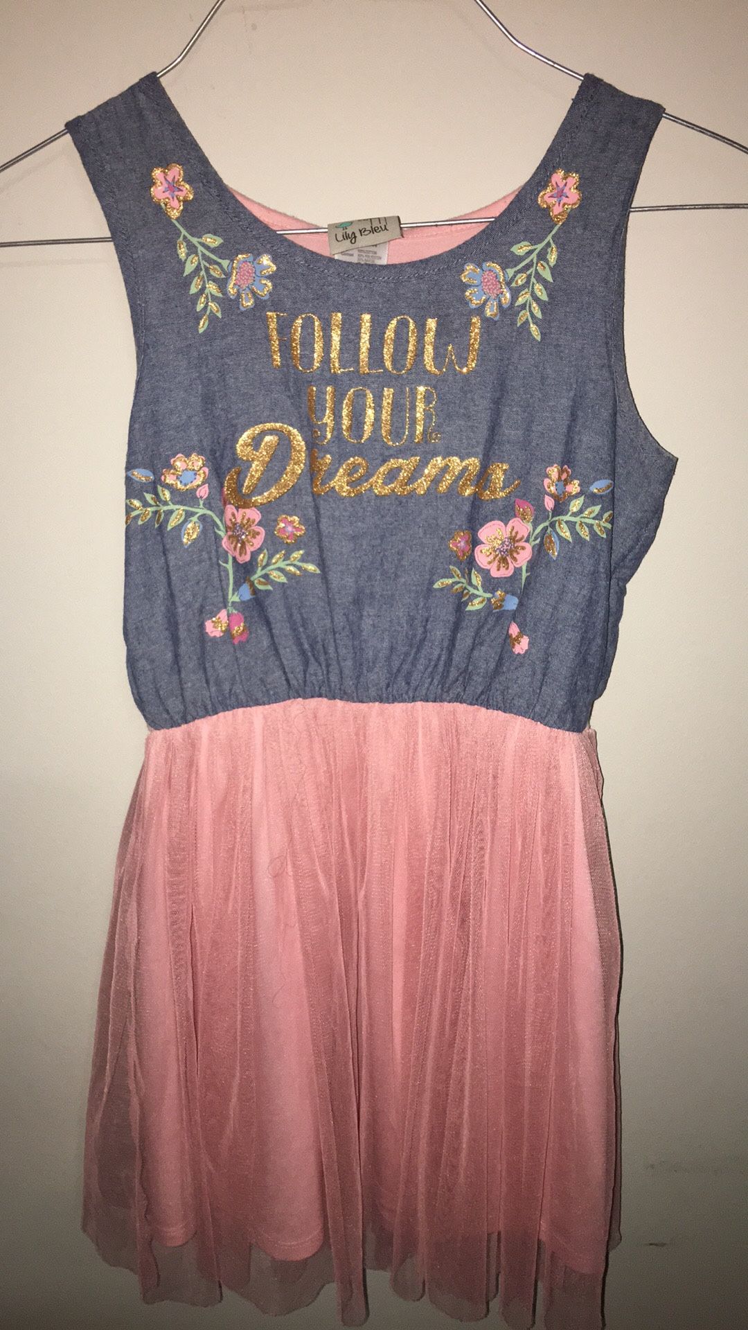Girls size 6 Lily Bleu dress