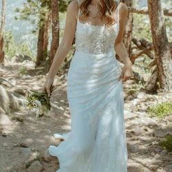 Beautiful Essense of Australia D3407 wedding gown Dress