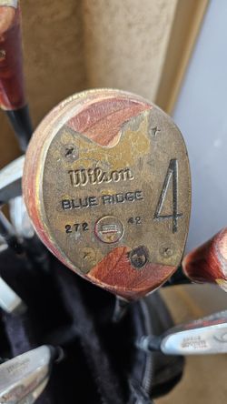 Vintage Wilson Sam Snead Gold Set and Pro Select Bag - Perfect Starter Kit