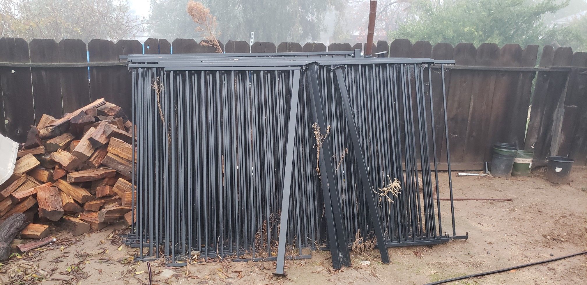 Metal fence