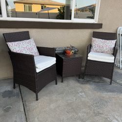  3 Pieces Patio Furniture Set, Outdoor