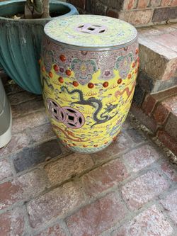Chinese Vintage Porcelain Garden Stools