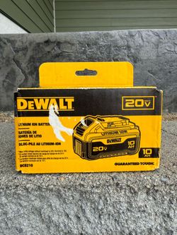 DEWALT 20V MAX Lithium-Ion 10.0Ah Battery $269 plus tax at Home Depot never been used