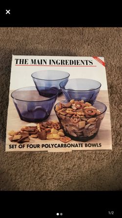 Polycarbonate Bowls (4 in box)