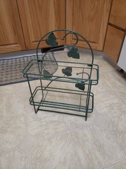 Wire And Glass Shelf