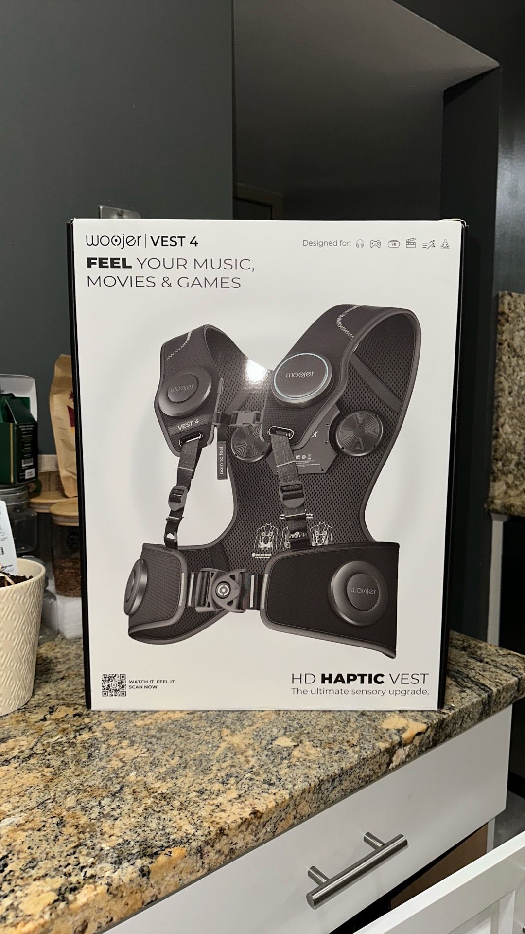 Woojer Vest 4 High-Fidelity Haptics for VR, Games, Music, Movies, and Wellness