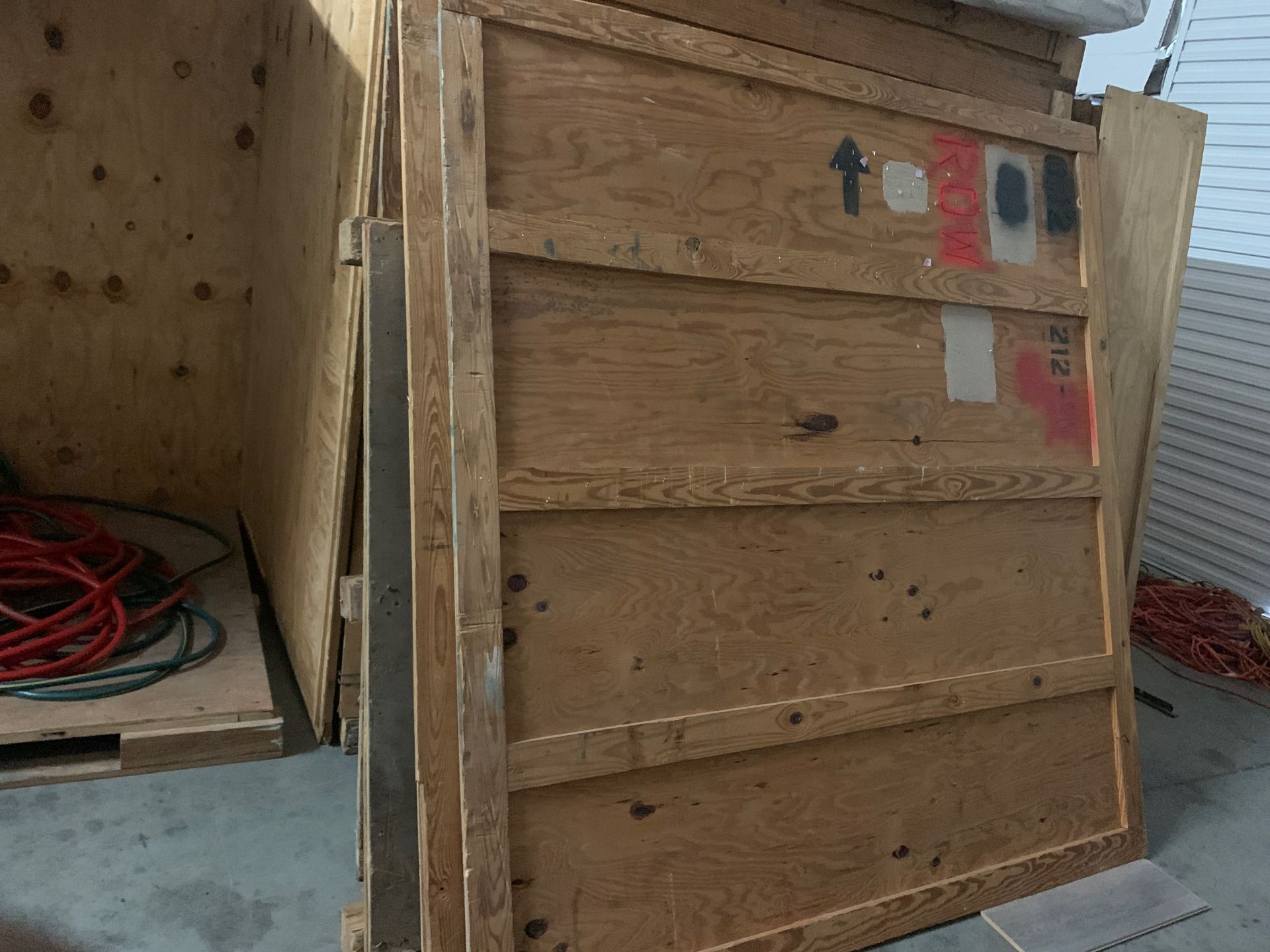 Wood storage vaults / crates with doors and clamps for Sale in Sanford