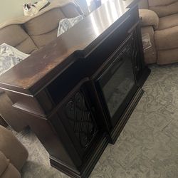 Electric Fireplace Tv Stand and Storage