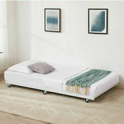 Twin/ full Size Roll Or Pull Out Bed Trundle