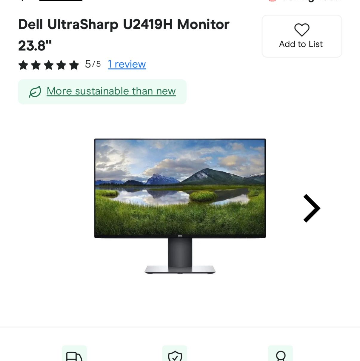 Dell 1080p 24 Inch Monitor