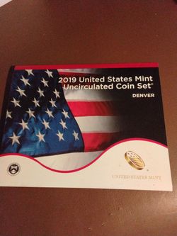 2019 US Mint Uncirculated Coin Set Denver