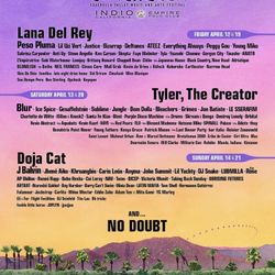 Selling Coachella W2 Sat/Sun Portions