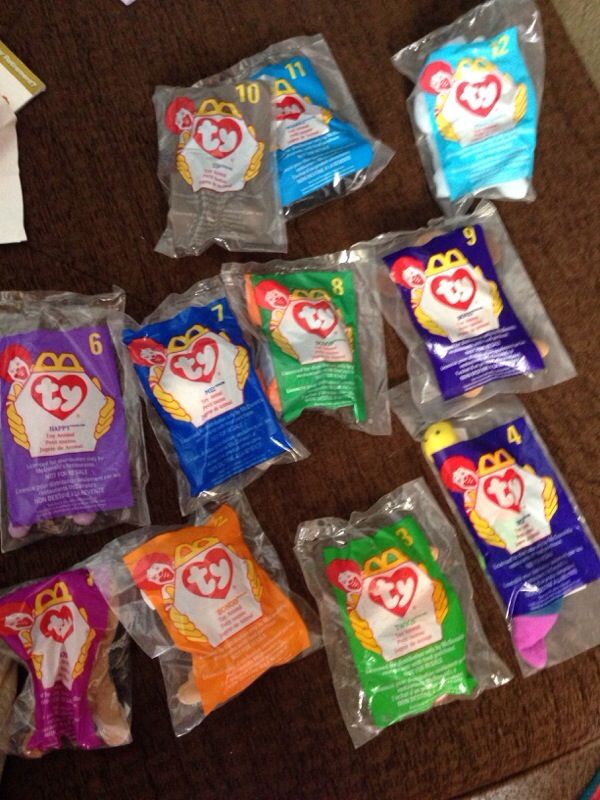 1998 Teenie Beanie babies McDonald full set