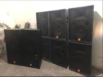 4 JBL Full Range Speakers