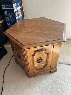 Hexagon Shape Side Table