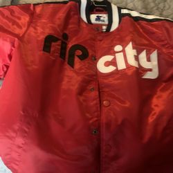 Rip City Portland Trailblazer Starter Jacket 