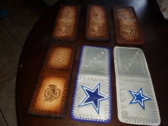 handmade leather wallet...