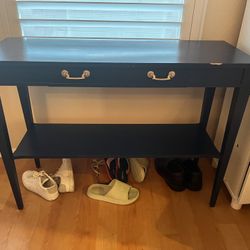 Dark Blue Entry Way Table 