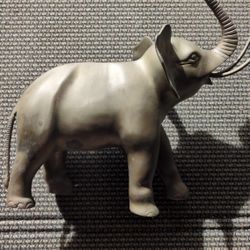 Vintage Brass Elephant Statue – Made in India