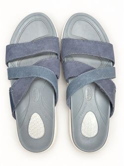 Dr. Scholl's Blue Slip-On Sandals