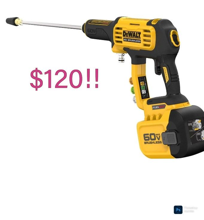 DeWalt 60v Cordless Pressure Washer
