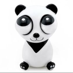 New funny panda/straw bug clip toy/eye popping squeeze toy Specials  Creative squeeze pop-eyed panda doll venting compulsion funny toys raw Day Gift 