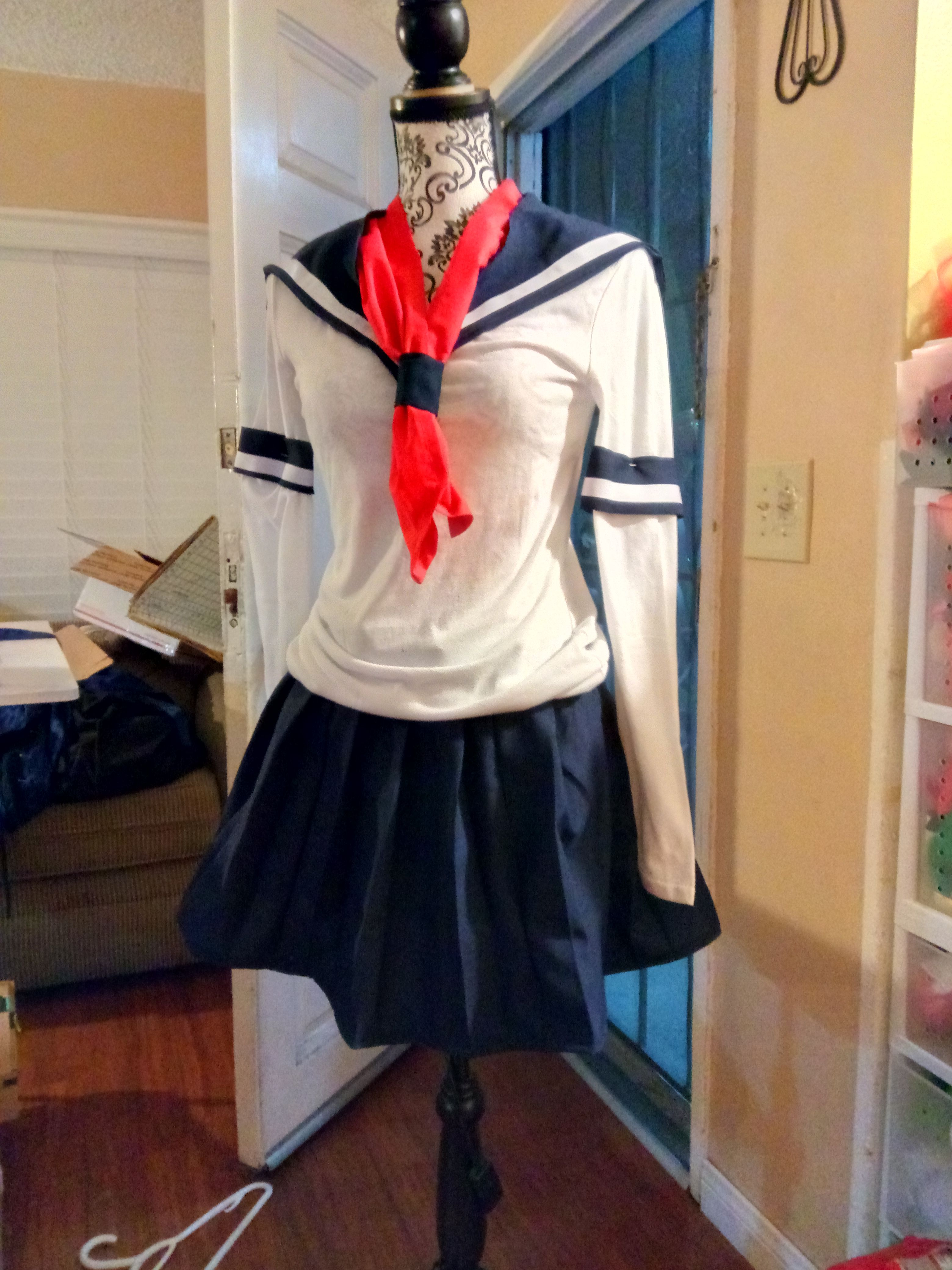 Yandere simulator cosplay Japanese school girl uniform