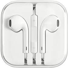 Apple earphones wired with mic new unopened