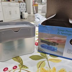 New one hand dish soap dispenser.