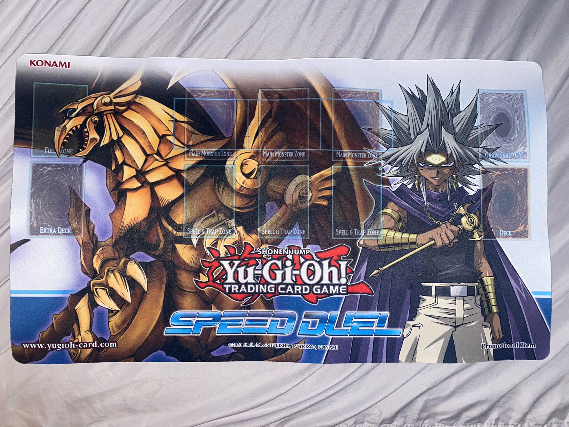 YUGIOH TCG SPEED DUEL WIN A MAT YAMI MARIK WINGED DRAGON OF RA  & Hobbies