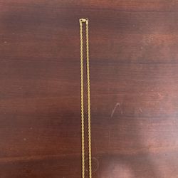 18k gold plated chain 