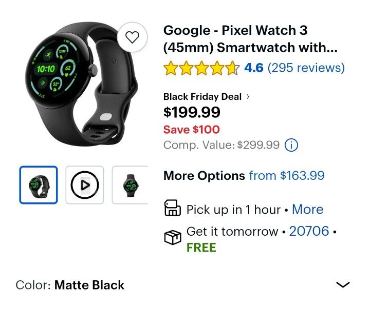 Brand New Google Pixel Watch 3