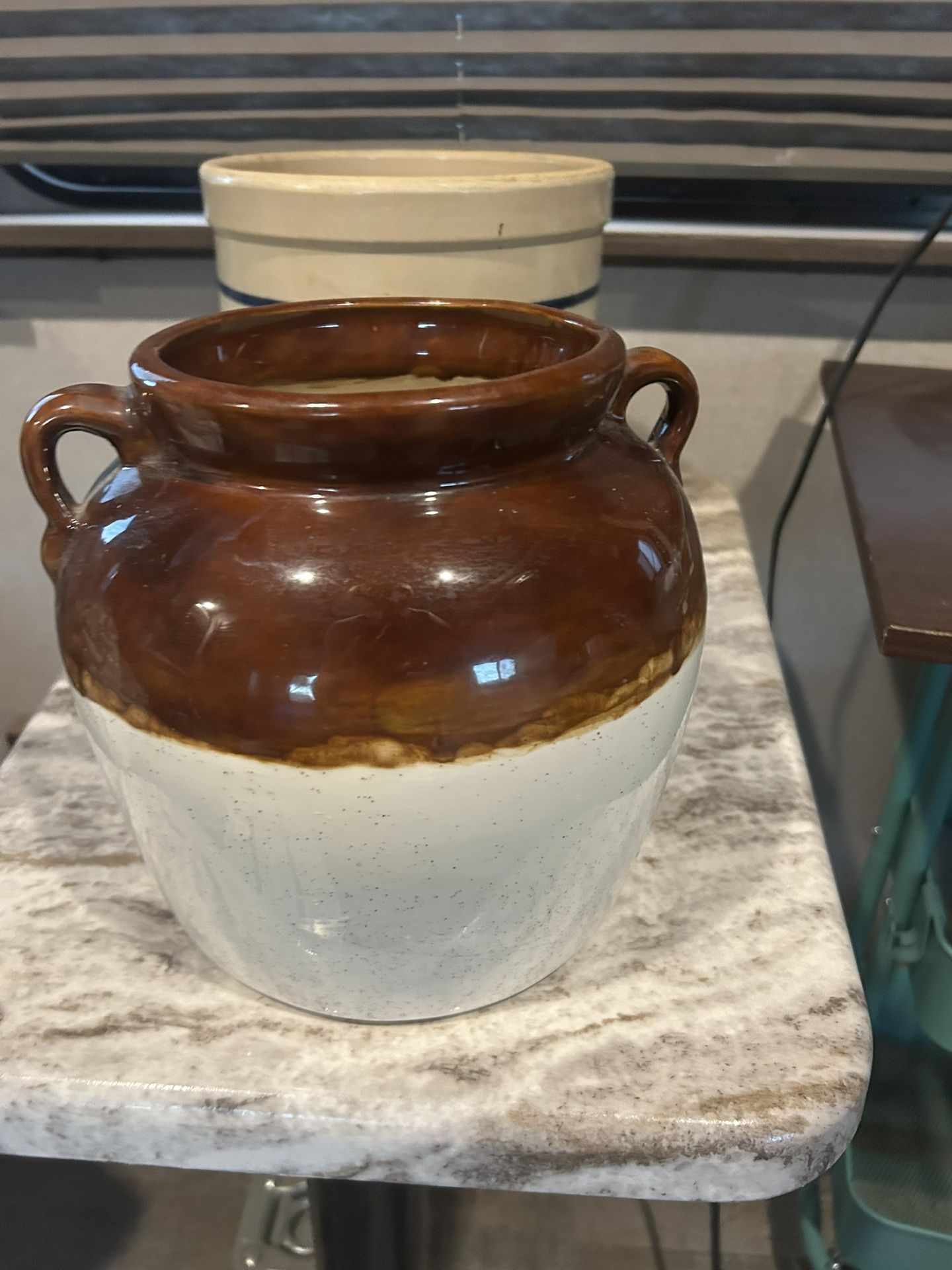 Vintage Bean Pot Without Lid