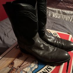 Justin Brand Black Boots