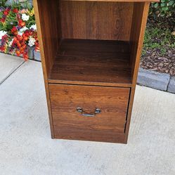 Wood file cabinet